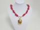 Exclusive Stainless Steel and Natural Stones Necklace for Women